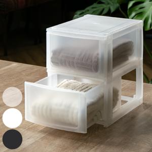 収納ケース 引き出し 幅19.5×奥行26.5×高さ26.5cm A5 深2段