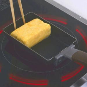 下村企販 卵焼き器 IH対応 両面エンボス加工 鉄製お弁当用玉子焼き器