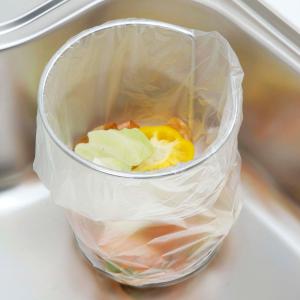 三角コーナー　キッチンポリ袋用生ごみスタンド　日本製