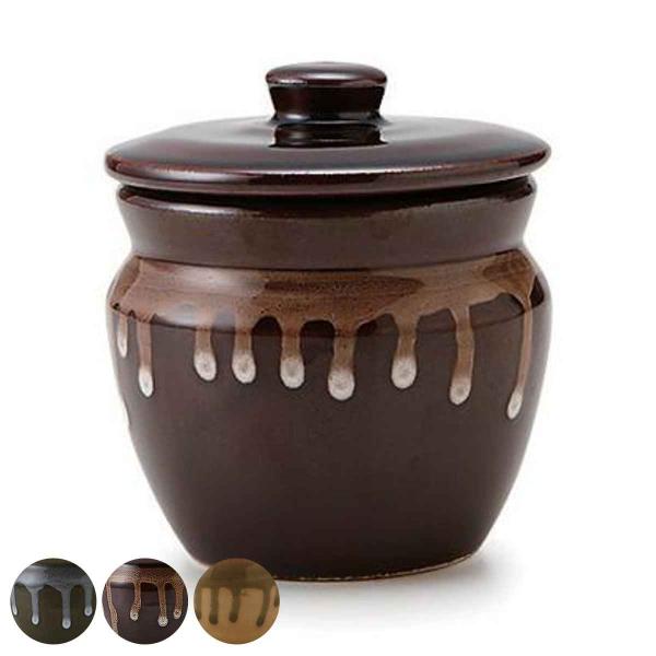 漬物容器 240ml ミニカメ 2号 陶器製 日本製 （ 陶器 漬物樽 つけもの容器 漬け物容器 ）