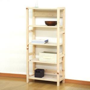 ラック 4段 天然木 ひのきラック 日本製 幅55cm 檜 ヒノキ 木製 シェルフ 新商品 ウッドラック フリーラック オープンラック 北欧 棚 収納