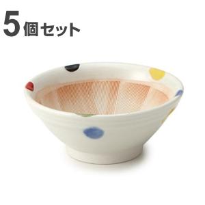 すり鉢 5号 14cm 陶器 同柄5個セット （ 食洗機対応 電子レンジ対応 和食器 日本製 鉢 小鉢 ボウル ）