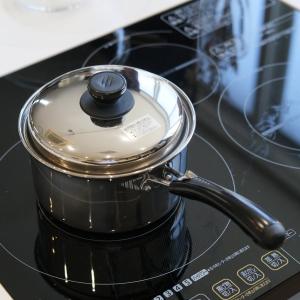 パール金属 片手鍋 ノヴェル ステンレス 18cm IH対応 （ ガス火 IH ih