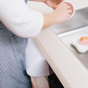 新発見 もたれるだけで洗い物が楽ちん！ シンクに付けて、楽ラククッション SUISUIシリーズ （ 腰痛対策 水仕事 洗い物 腰クッション ）