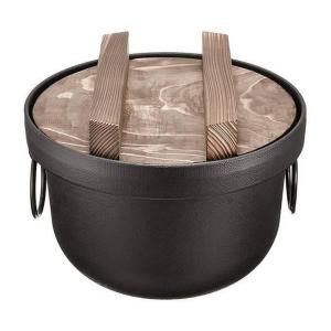 炊飯鍋 美味しいご飯 鉄釜 3合 IH対応 （ ガス火対応 鉄鍋