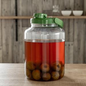 梅酒容器 液体密封容器 R型 4.2L プラスチック製 （ 梅酒びん