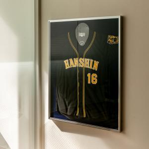 ユニフォーム 収納 ユニフォーム額 L111 S-NV Lサイズ （ ユニフォーム