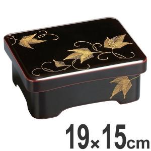 重箱 木製 足付 丼重 溜内朱沈金松唐草 食器 越前漆器 漆塗 （ お重 丼