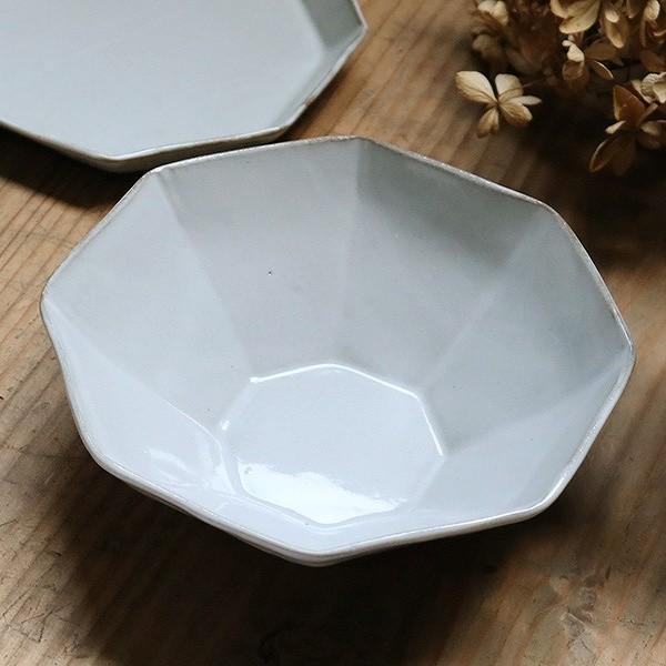 ボウル 16cm 洋食器 アミューズ 陶器 食器 笠間焼 日本製 （ 皿 お皿 取り皿 八角形 ）