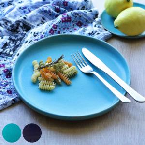 プレート 24cm Blueシリーズ 陶器 食器 笠間焼 日本製 （ お皿 皿 ワン