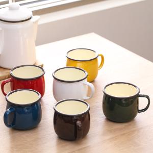 アウトドア食器 ホーロー マグカップ コップ キャプテンスタッグ