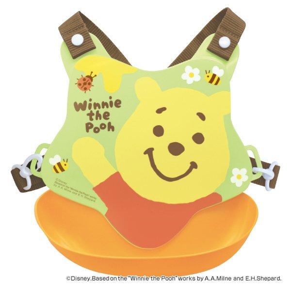 ビブ お食事エプロン くまのプーさん バッククロスエプロン ベビー スタイ よだれかけ （ ベビーエ...