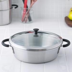 野田琺瑯（noda horo） ミモザ 両手鍋 深型 24cm ih 日本製 MIMOZA JM