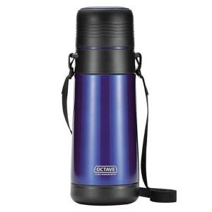 パール金属 水筒 1L コップ付き オクターブ 広口ダブルステンレス