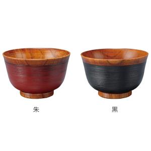 汁椀 木製 310ml 刷毛目椀 漆 天然木 ...の詳細画像2