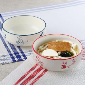 ボウル 12cm アクティブあにまる お椀 食器 日本製 （