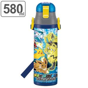 水筒 ポケットモンスター ポケモン サンムーン 直飲み ワンプッシュステンレスボトル 580ml 子供 キャラクター （ ステンレス 幼稚園 保育園 保冷 ）｜interior-palette