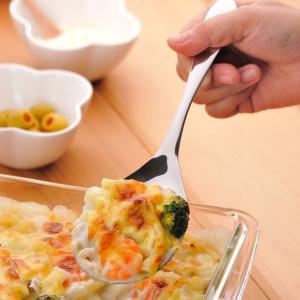 盛り付けスプーン ママクック お助けスプーン ステンレス （ サーバースプーン サービングスプーン お玉 ）