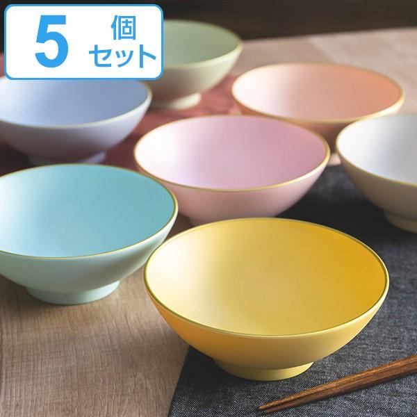 ボウル 15cm 山中大椀 小鉢 合成漆器 食器 日本製 同色5個セット （ 電子レンジ対応 器 食...