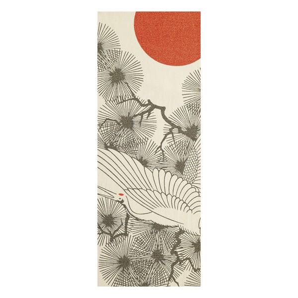 手ぬぐい 金糸手ぬぐい 丹頂鶴 日本製 （ てぬぐい 手拭 手拭い ）