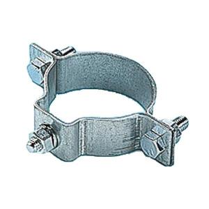 道路標識用止め金具 丸ポール 片面用 金具60S （ 道路標識