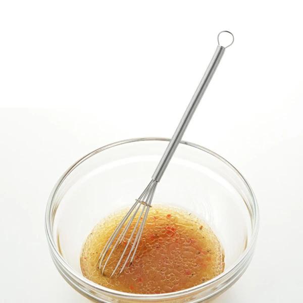 泡だて器 スリム 料理のいろは マヨネーズ＆ドレッシング泡立て ステンレス製 日本製 （ 泡立て器 ...