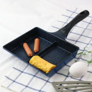 和平フレイズ フライパン IH対応 仕切り付き トリプルパン ひるもぐ