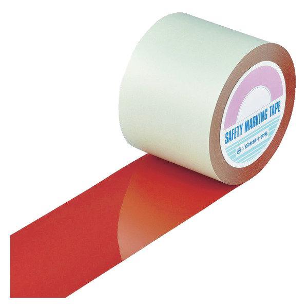 ガードテープ 赤 100mm幅 100m GT−101R テープ 日本製 （ フロアテープ 屋内 安...