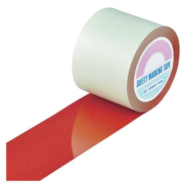 ガードテープ 赤 100mm幅 20m GT−102R テープ 日本製 （ フロアテープ 屋内 安全...