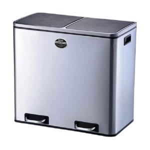 ダルトン DULTON ゴミ箱 コンパートメントビン 54L ステンレス （ 分別