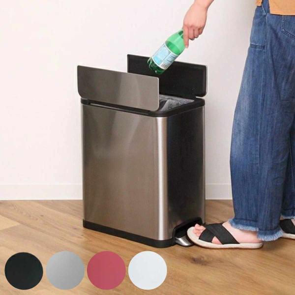ゴミ箱 20L JAVA YUEYA ステンレス ペダル ウイングオープン （ ごみ箱 20リットル...