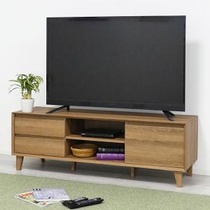 テレビ台 ローボード オーク調 シンプルデザイン 幅140cm （ テレビボード TV台 TVラック 140 ）｜interior-palette