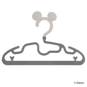 ハンガー 赤ちゃん 5本組 ミッキーマウス エクリュシリーズ
