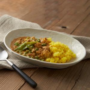 カレー皿 23cm 楕円 粉引 皿 食器 陶器 美濃焼 日本製 （ 食洗機対応