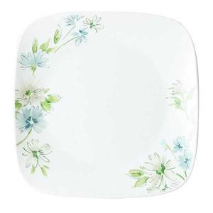 プレート 26.5cm スクエア コレール CORELLE フェアリーフローラ （ 食洗機対応 電子レンジ対応 オーブン対応 お皿 白 大皿 角皿 盛皿 耐熱 ）｜interior-palette