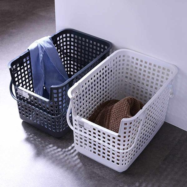 ランドリーバスケット スタッキングベース LBB-06C 2個セット （ 洗濯かご バスケット ラン...
