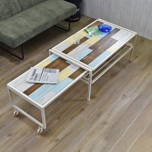 センターテーブル 幅90cm CHROME 伸縮テーブル 天然木 木製 （ テーブル 伸縮 ローテーブル リビングテーブル ）｜interior-palette