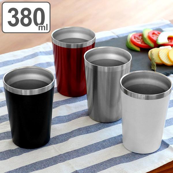 真空断熱タンブラー 380ml タンブラー ステンレス製 （ ステンレスタンブラー 保温 保冷 マグ...