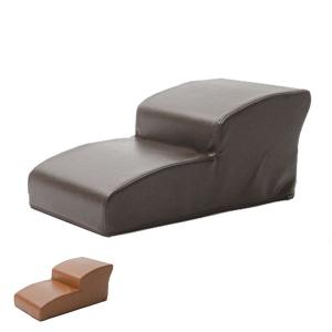 ドッグステップ 2段 高さ34cm PVC素材 レザー調 犬用