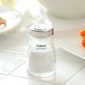 アスベル（ASVEL） 調味料入れ 80ml 塩 胡椒 蓋付き ガラス フォルマHG