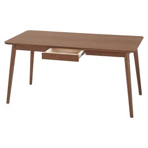 ダイニングテーブル 幅150cm 木製 天然木 テーブル 食卓 カトラリー 収納 （ 食卓テーブル リビングテーブル 引き出し ）｜interior-palette