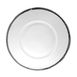 ダルトン DULTON プレート 28cm OBO オーボ 皿 食器 洋食器 ガラス製 （ 大皿 メインプレート リム皿 ワンプレート 平皿 ガラス ）｜interior-palette