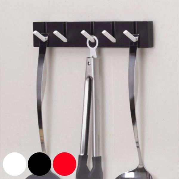 キッチンフック ５連フック マグネット モチーフ プラスチック製 （ キッチンツールフック キッチン...