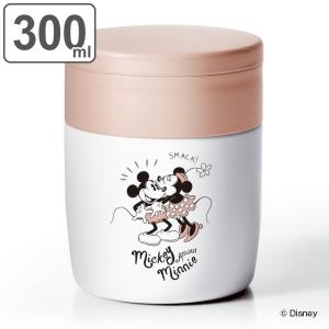 弁当箱 スープジャー ミッキーマウス ミニーマウス フードポット スープボトル 300ml （ スープポット スープ お弁当箱 スプーン付 ）｜interior-palette