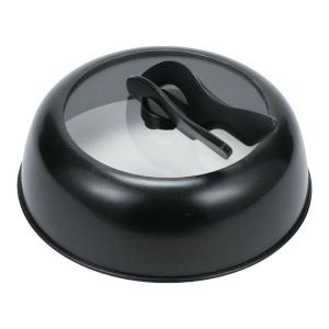 蓋 スタンドプレートカバー 丸型 直径22cm 窓付 スタンド