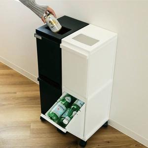 TONBO（新輝合成） ゴミ箱 分別 20L 2段 ユニード スリムペール