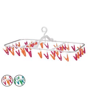 洗濯ハンガー Kogure 40ピンチ アルミ角ハンガー40 アルミ ピンチハンガー （ 角ハンガー タオルハンガー ピンチ ）