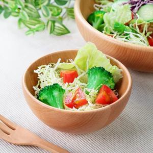 ボウル 13cm S サラダボウル 木製 皿 食器 洋食器 天然木 ビーチ 同色3