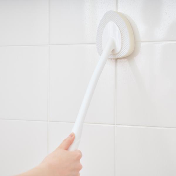 バススポンジ 浴槽・タイル・床を水だけで洗える BL092 （ お風呂掃除 バス スポンジ 柄付き ...