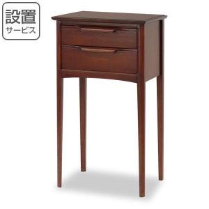 『Demain』ドマン 2段コンソール コンソール チェスト サイドテーブル 美品 アンティーク調 彫刻 ベッド サイドテーブル チェスト コンソール